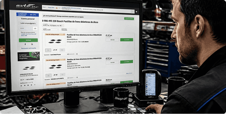 Diagnóstico automotriz utilizando información digital de compatibilidad